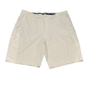 Johnnie-O Mens Shorts Size 40 Stone Beige Golf Casual 9" Inseam